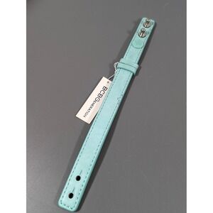 BCBGeneration BYO Charm Bracelet Strap Aqua Blue 8" NWT Build Your Own